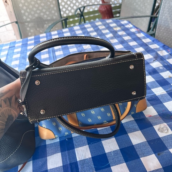 Dooney & Bourke Black Leather Satchel - Picture 2 of 4